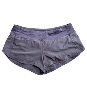 Lululemon Speed Up Shorts Women Size 8 Purple 2.5” Inseam Running Gym Jog